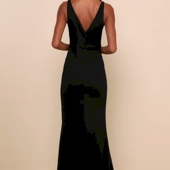 Melora Black Sleeveless Maxi Dress Size Medium by Lulu's NWOT - Picture 2 of 7